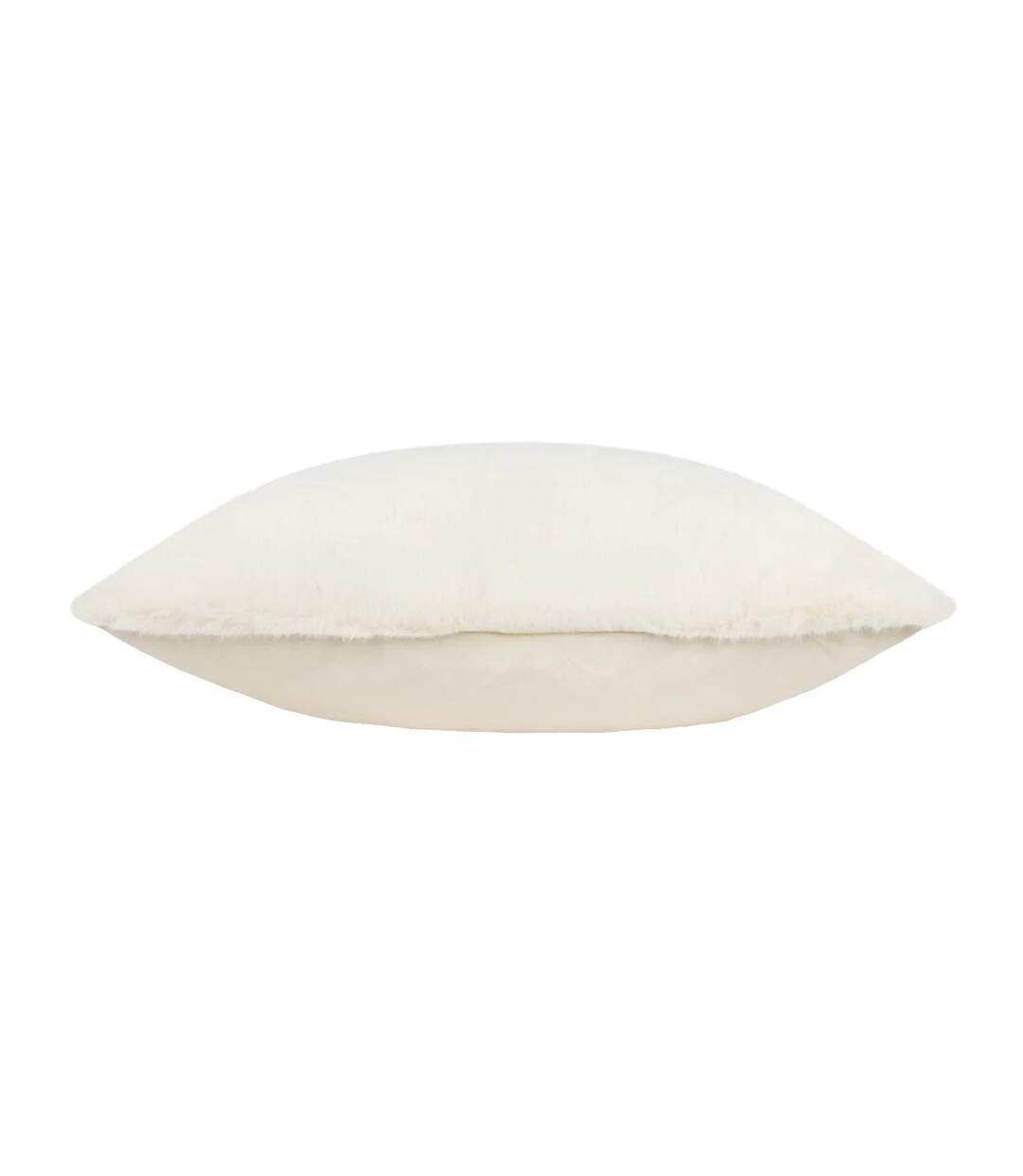 Stanza faux fur cushion cover 55cm x 55cm ecru Paoletti