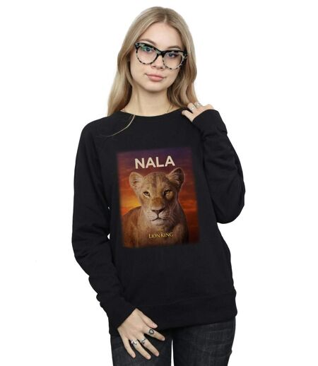 Disney Sweatshirt Womens/Ladies The Lion King Movie Nala Poster (Noir) - UTBI22254