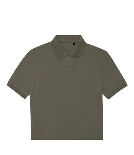 Mens My Eco Polo Shirt Camo Green B&C