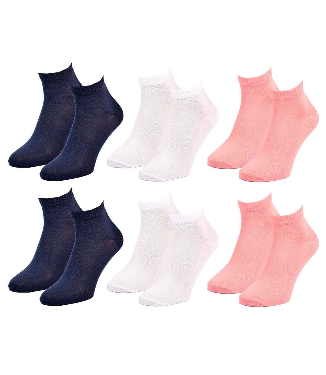 Chaussettes ROXY QUARTER Pack de 6 Paires 3662R-2