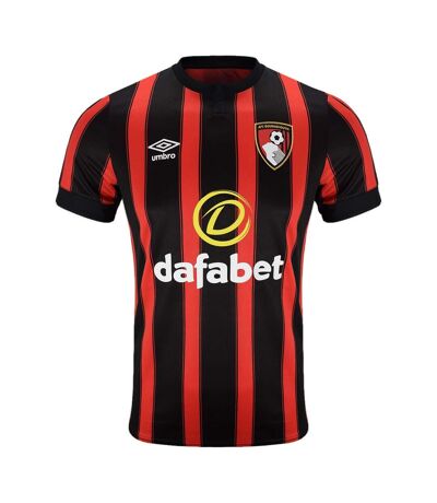 Umbro Mens 23/25 AFC Bournemouth Home Jersey (Black/Red)