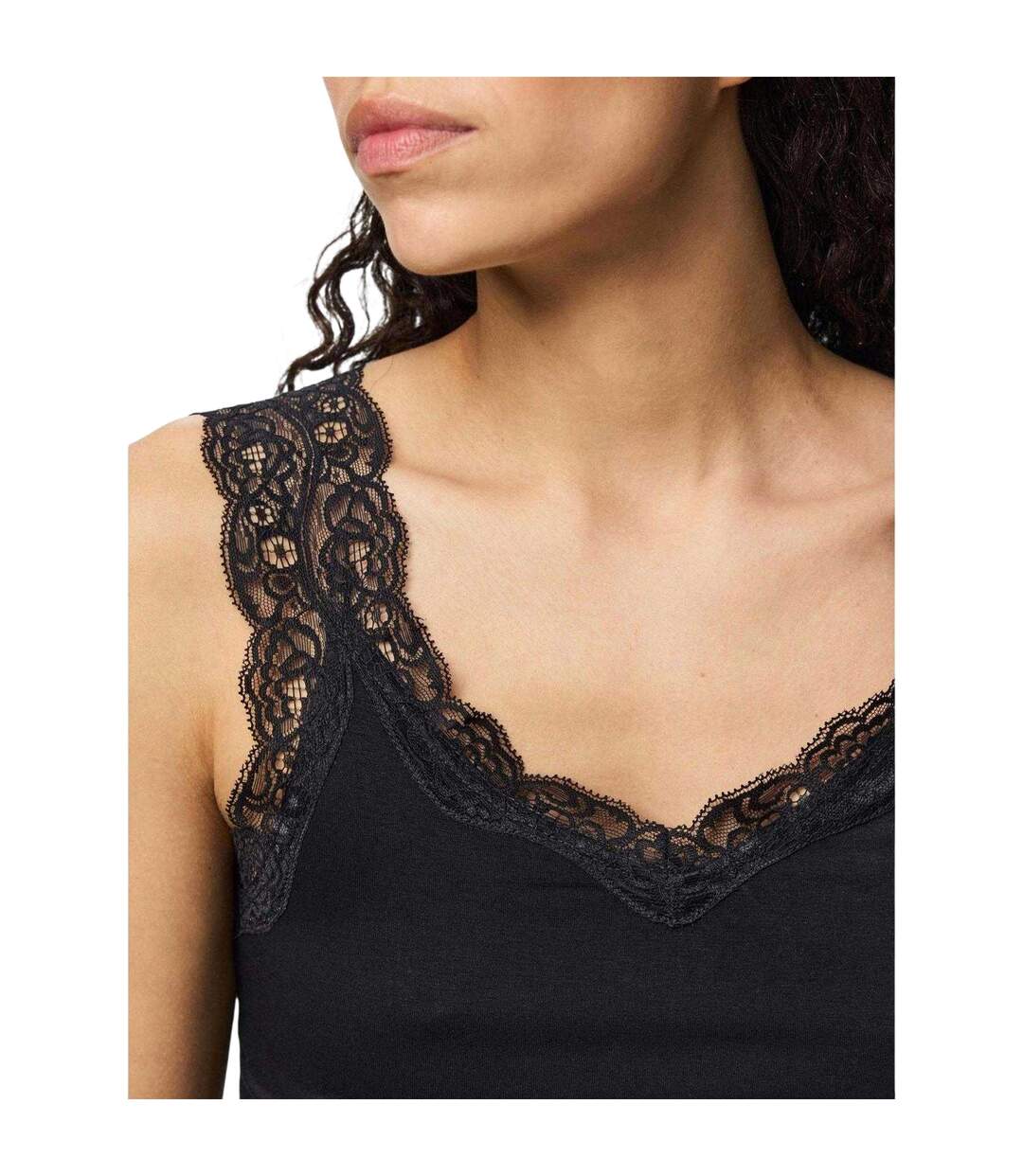 Débardeur Barbera Femme Noir Pieces-4