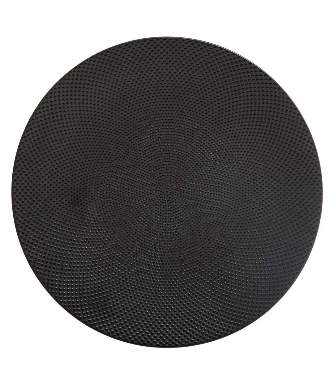 Lot de 6 Assiettes Plates Caviar 27cm Noir-1