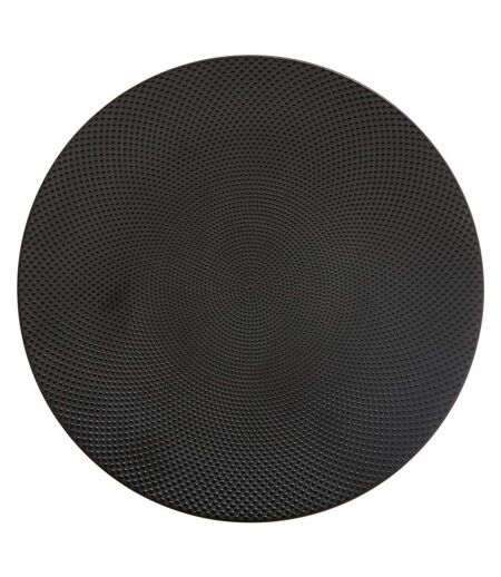 Lot de 6 Assiettes Plates Caviar 27cm Noir