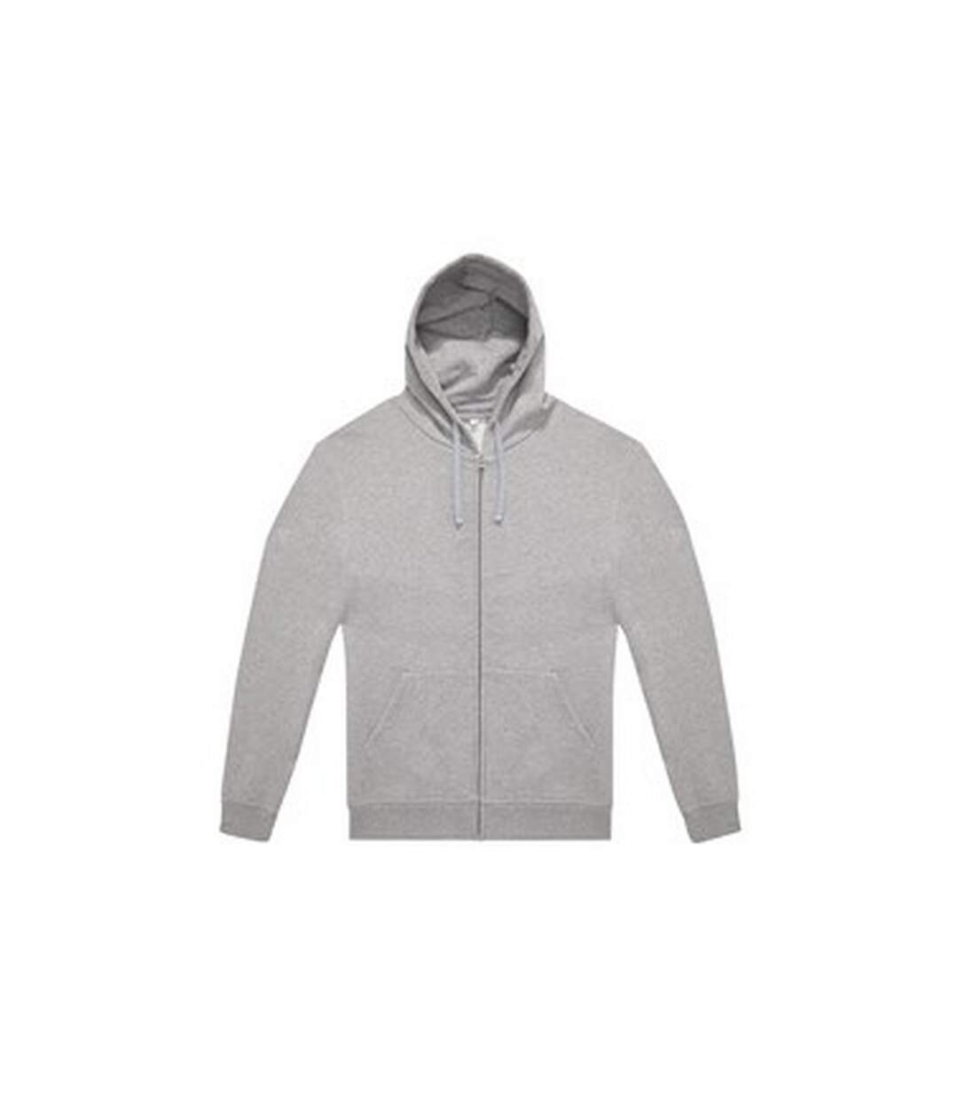 Sweat à capuche adulte gris chiné B&C-1