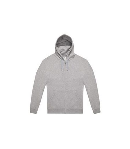 Sweat à capuche adulte gris chiné B&C