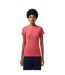 Womens/ladies ribbed slim t-shirt red Lacoste-3