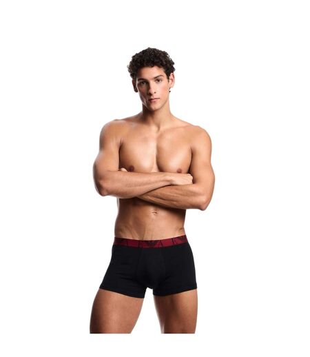 Lot De 3  Boxers Homme Noir Rouge Emporio Armani