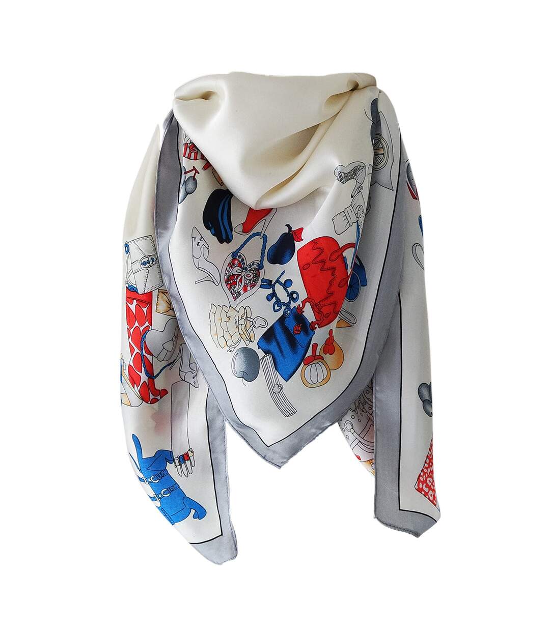 Foulard hotesse polysatin MAISSA-2
