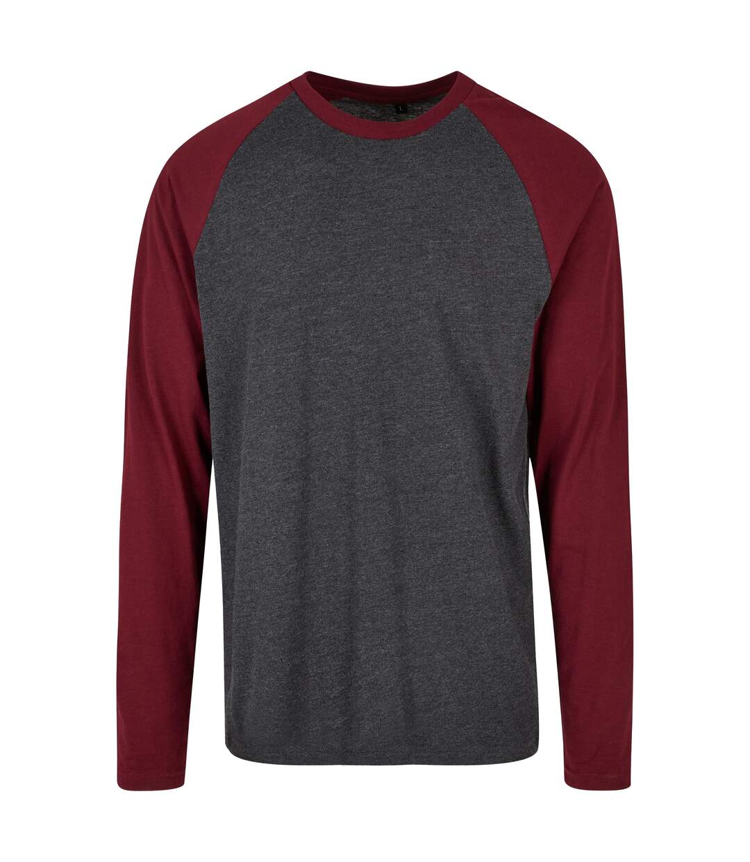 T-shirt Homme Charbon Pourpre Build Your Brand-2