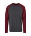 T-shirt Homme Charbon Pourpre Build Your Brand-2