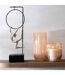 Gymnaste Cerceau sur Socle Alpha 48cm Beige & Noir-5
