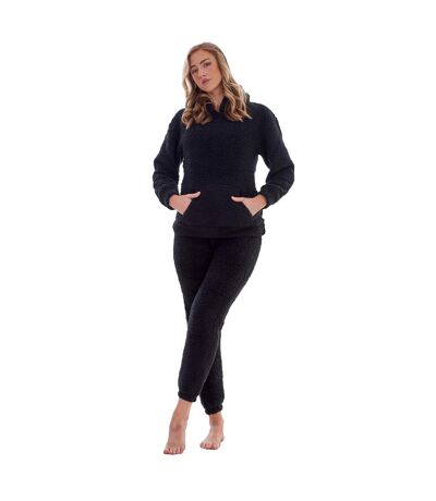 Ensemble De Pyjama Long Femme Noir Keanu