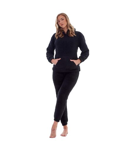 Ensemble De Pyjama Long Femme Noir Keanu