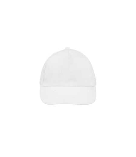 SOLS Unisex Buzz 5 Panel Baseball Cap (White) - UTPC370