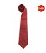 Lot de 2  Cravate à clipser homme taille unique bordeaux Premier-1