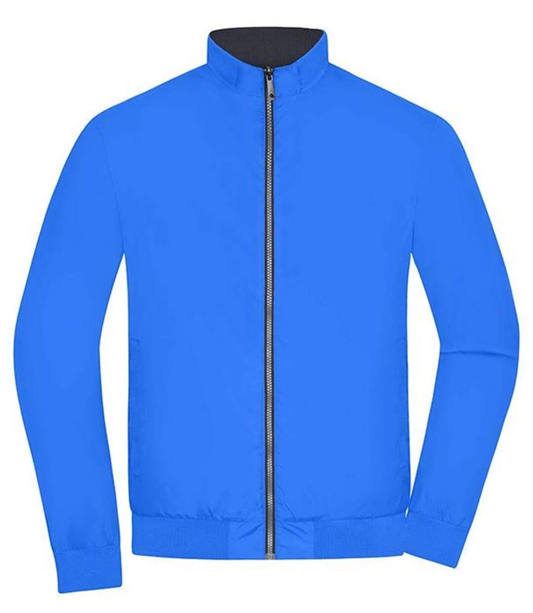 Veste légère réversible - Homme - JN1336 - bleu marine et bleu roi