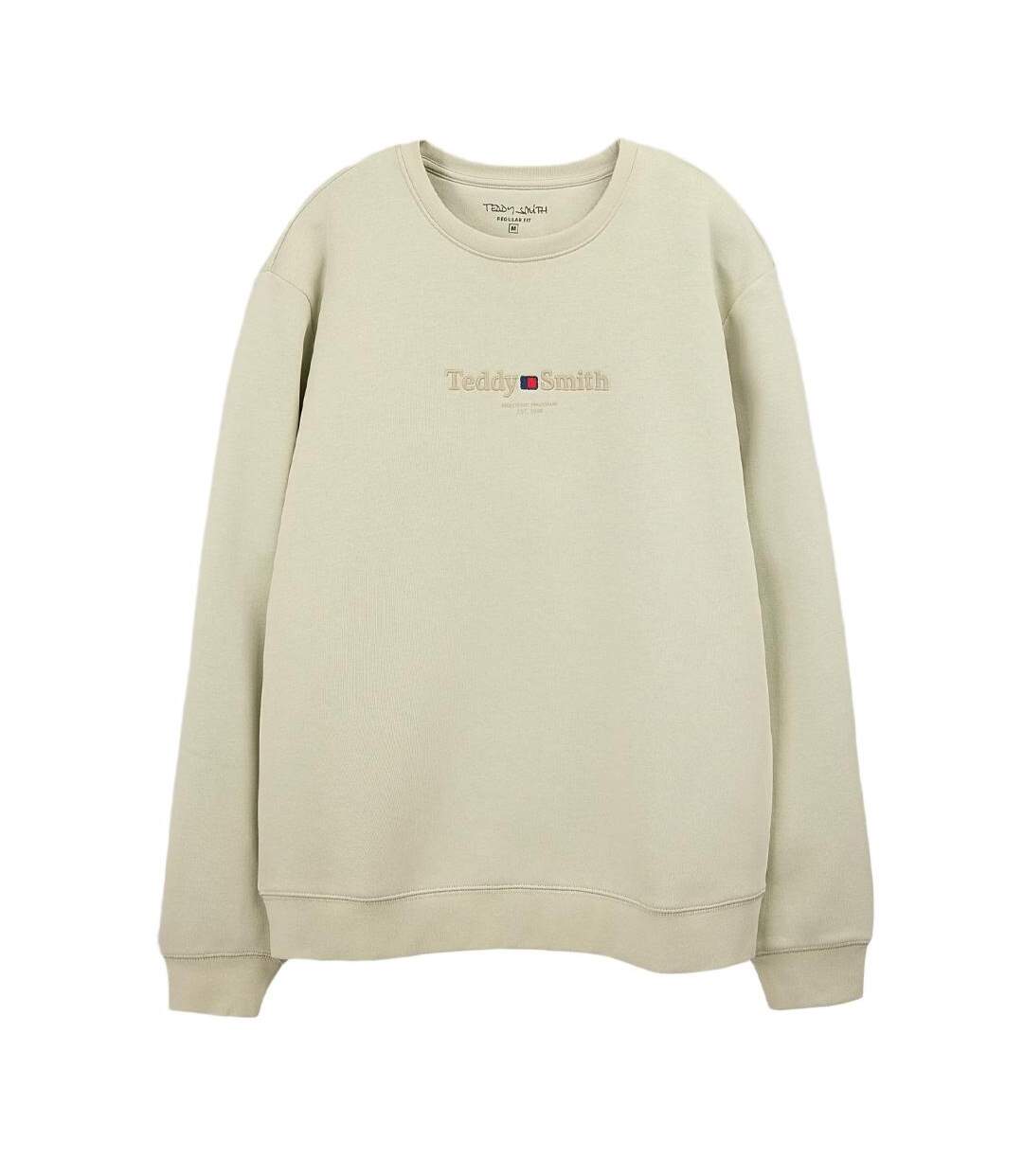 Sweat beige homme teddy smith sim-1