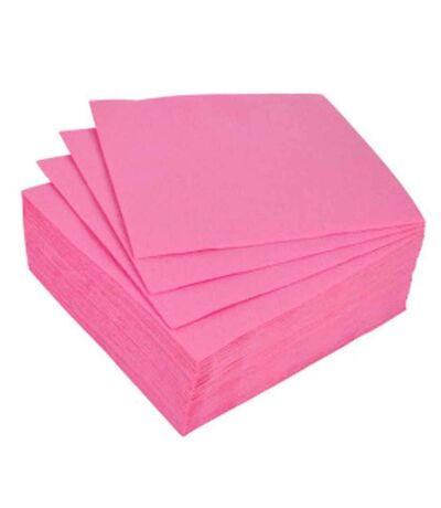 Lot de 40 Serviettes en Papier Vitamine 38x38cm Rose
