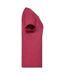 T-shirts Manches Courtes Femmes Rouge Chiné Fruit Of The Loom-3