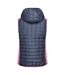 Veste Hybride Femme Rose Anthracite Chiné James And Nicholson-2