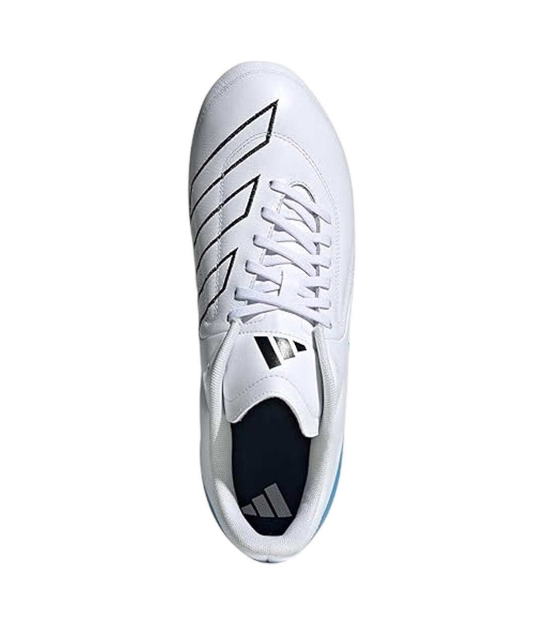 Mens Rs15 Elite Soft Ground Rugby Boots White Black Adidas-4