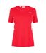 Womens/ladies Technical T-shirt Red Head-1
