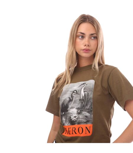 T-shirt Hpny Femme Olive Heron Preston