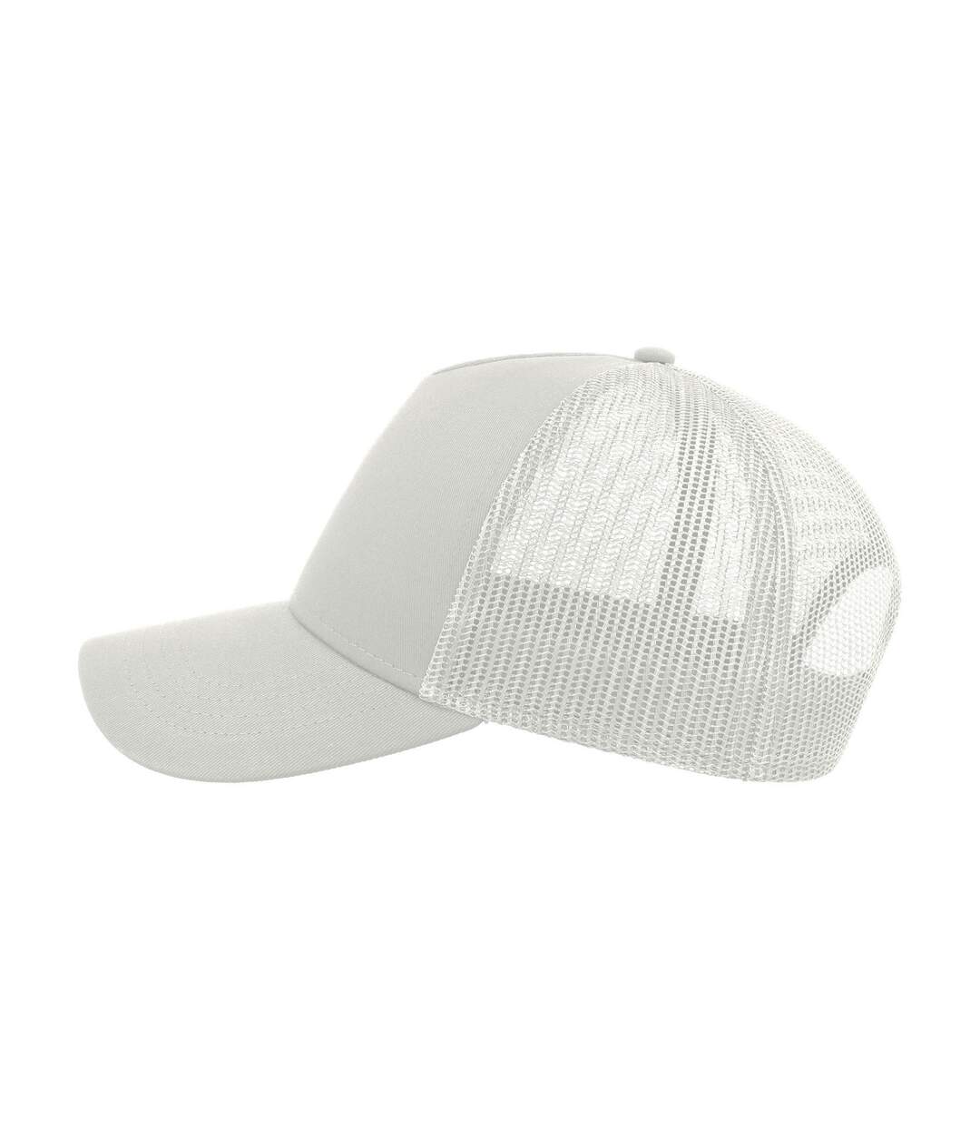 Casquette style trucker rapper mixte blanc Atlantis-3