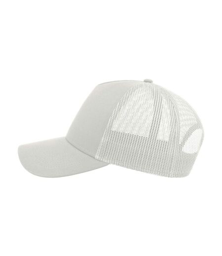 Casquette style trucker rapper mixte blanc Atlantis