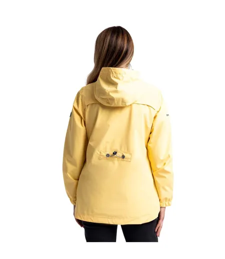 Veste Imperméable Unie Flourish Femme Jaune Pâle Trespass