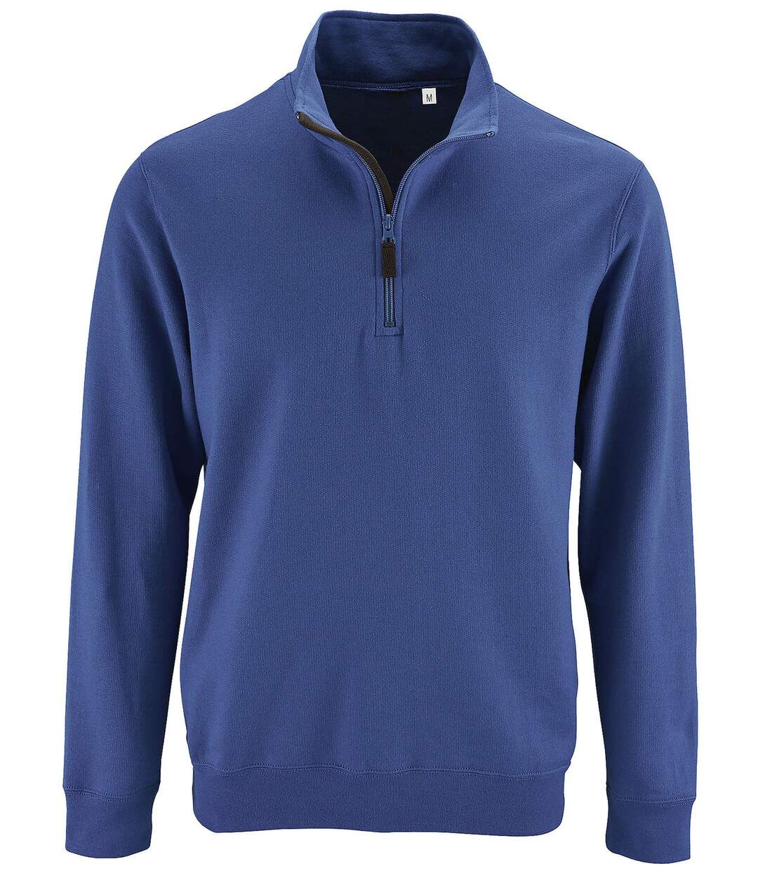 Sweat-shirt col camionneur - 02088 - bleu roi