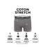 Lot de 3 boxers homme en coton uni Premium Serge Blanco-2