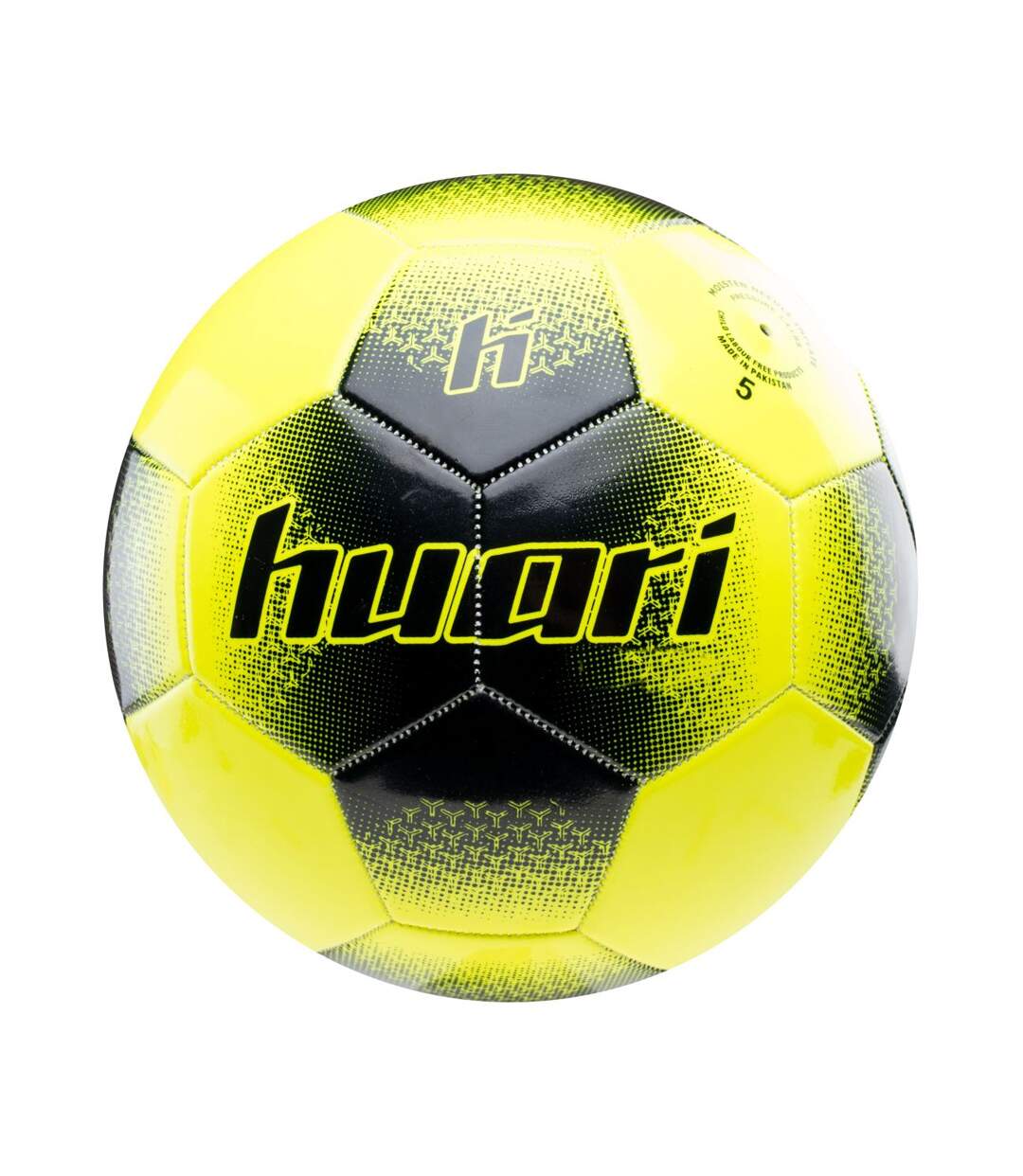 Ballon De Foot Carlos Taille 5 Jaune Huari-1