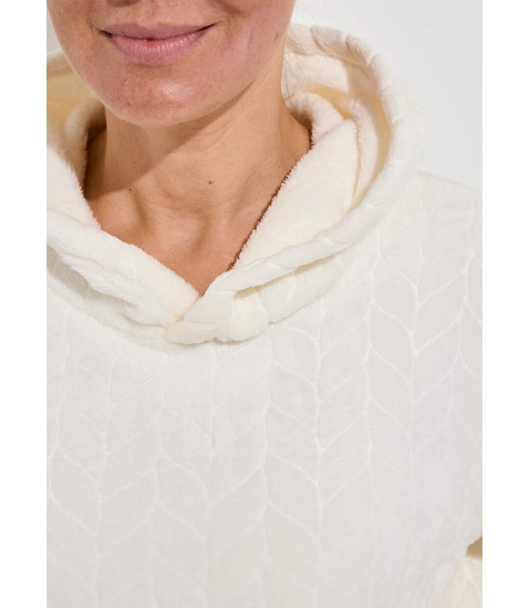 Pyjama chaud polaire avec haut sweat-3