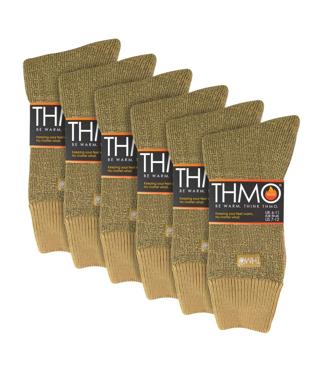 6 Pairs Mens Soft Breathable Thermal Socks-2