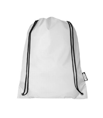 Bullet Oriole Recycled Drawstring Backpack (Solid Black) (One Size) - UTPF3291