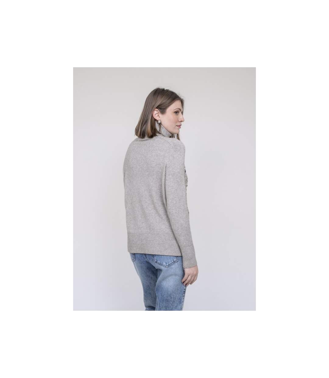 Pull col roulé à sequins KILISION - Dona X Lisa-2