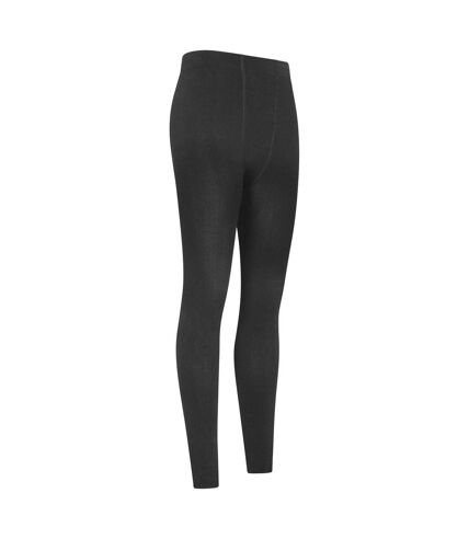 Pack of 2  Womens/ladies brushed isotherm thermal leggings  black Mountain Warehouse