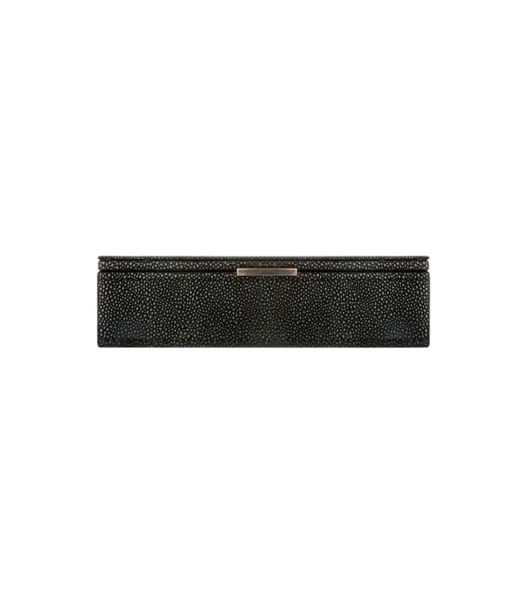 Boîte à Bijoux Grainé 26cm Noir-2