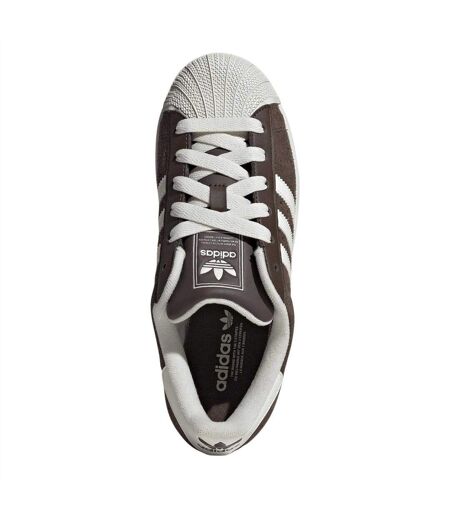 Baskets Superstar Femme Marron Noir Adidas
