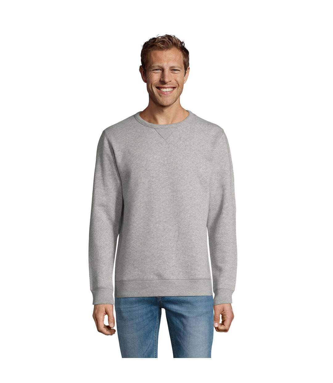 Sweat Sully Homme Gris Chiné SOLS-1
