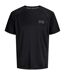 T-shirt Sport Motif/style Uni Homme Noir Jack And Jones-2
