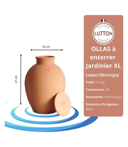 Ollas à enterrer en argile Jardinier