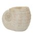 Vase Design Effet Sable Shell 33cm Beige-2