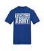 Mens Tuchel Cotton Regular Football T-shirt Blue AWD-1