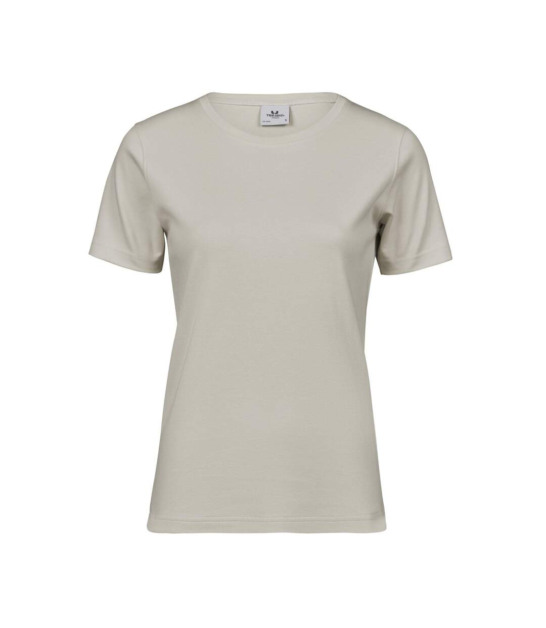 T-shirt À Manches Courtes 100% Coton Femme Ciment Tee Jays-1