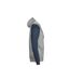 Mens Unlabeled Two Tone Relaxed Fit Raglan Hoodie Heather Grey Ink Tee Jays-4