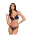 Soutien-gorge ampliforme coques moulées bleu marine Alixa