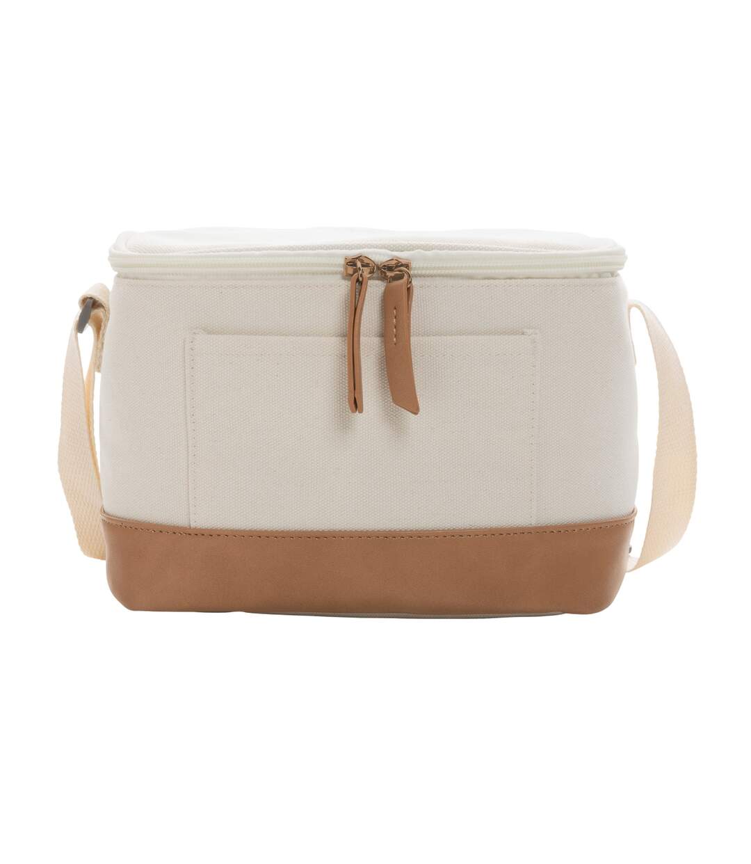 6l recycled canvas cooler bag one size off white XD Collection-1